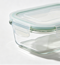 Mvoppovi - 8 Pack Airtight Borosilicate Glass Meal Prep Containers with Snap Lids